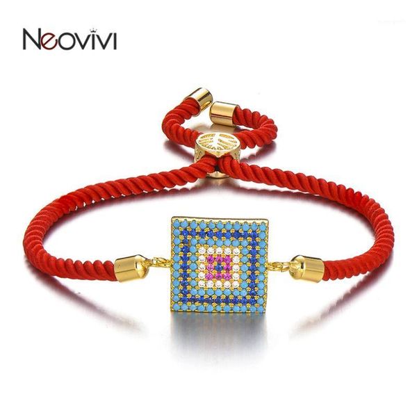 charm bracelets neovivi colorful square beads devil's eye women jewelry adjustable chain red black rope men pulseira1, Golden;silver
charm bracelets neovivi colorful square beads devil's eye women jewelry adjustable chain red black rope men pulseira1, Golden;silver