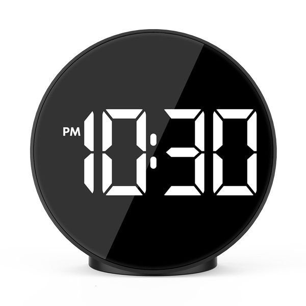 led 3209 electronic with temperature bedside small creative mirror alarm clock 
led 3209 electronic with temperature bedside small creative mirror alarm clock