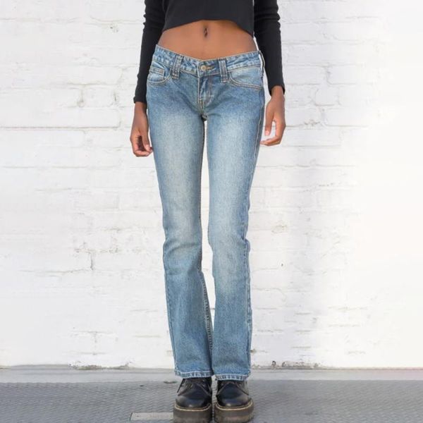 women's pants & capris vintage blue low rise jeans women 2021 spring autumn casual cotton denim femme retro streetwear slim flare chic, Black;white
women's pants & capris vintage blue low rise jeans women 2021 spring autumn casual cotton denim femme retro streetwear slim flare chic, Black;white