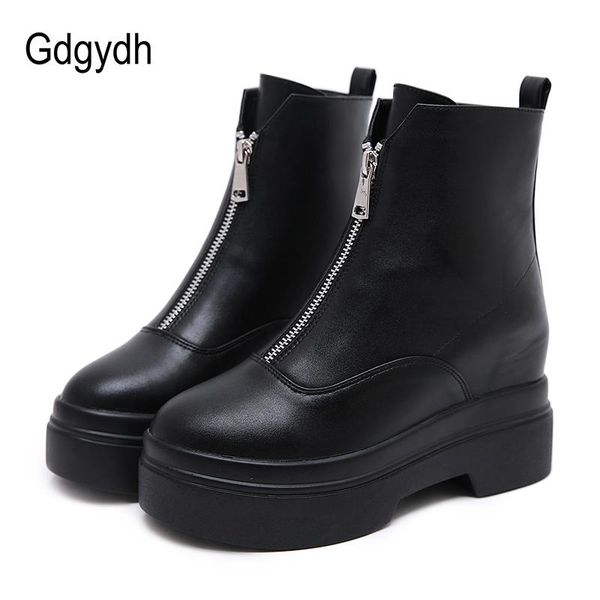 boots shoes autumn wedges for women thick bottom fashion zipper ankle elegant lady booties leather pu platform heel white, Black
boots shoes autumn wedges for women thick bottom fashion zipper ankle elegant lady booties leather pu platform heel white, Black