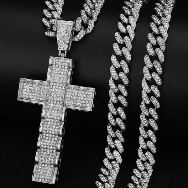 pendant necklaces personality cross pendants necklace silver color cool street style for men women hip hop iced out religious jewelry gift
pendant necklaces personality cross pendants necklace silver color cool street style for men women hip hop iced out religious jewelry gift
