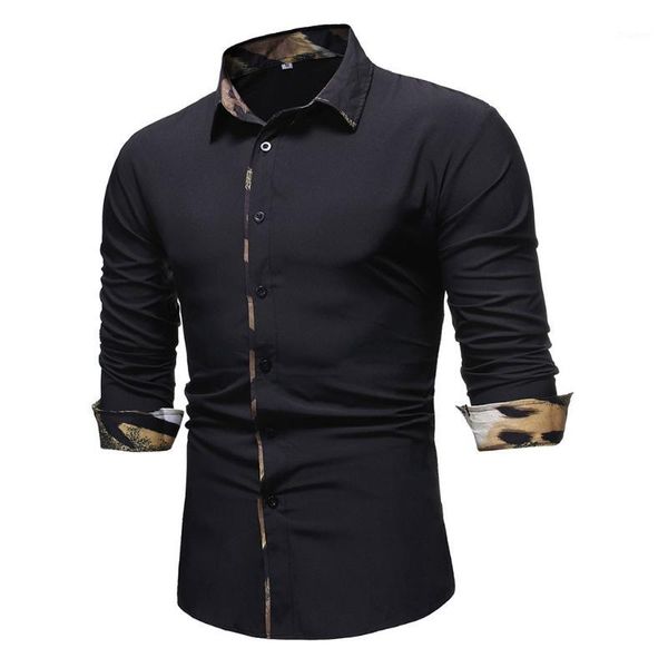 men's autumn new casual fashion leopard slim lapel long sleeve shirt blouse men's shirts winter fashion purchasing 20191, White;black
men's autumn new casual fashion leopard slim lapel long sleeve shirt blouse men's shirts winter fashion purchasing 20191, White;black