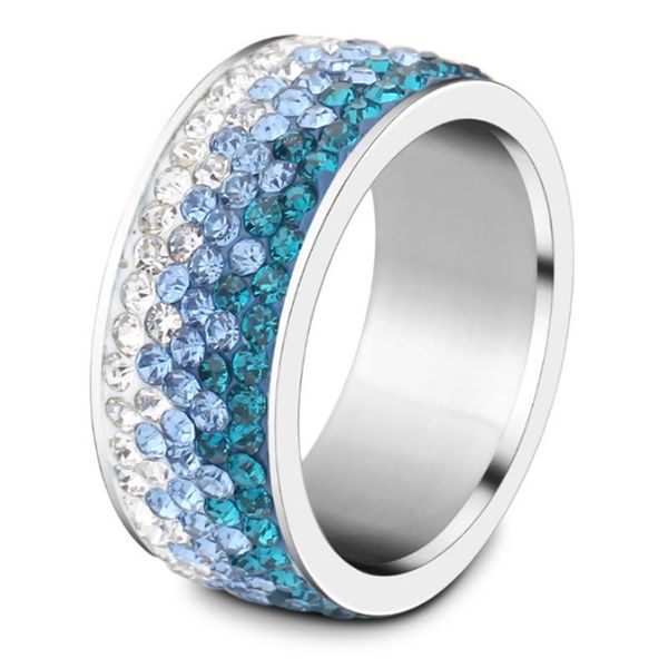 cluster rings 2021 explosion fashion jewelry crystal from swarovskis gradient stainless steel ring with fit women and female for party, Golden;silver
cluster rings 2021 explosion fashion jewelry crystal from swarovskis gradient stainless steel ring with fit women and female for party, Golden;silver