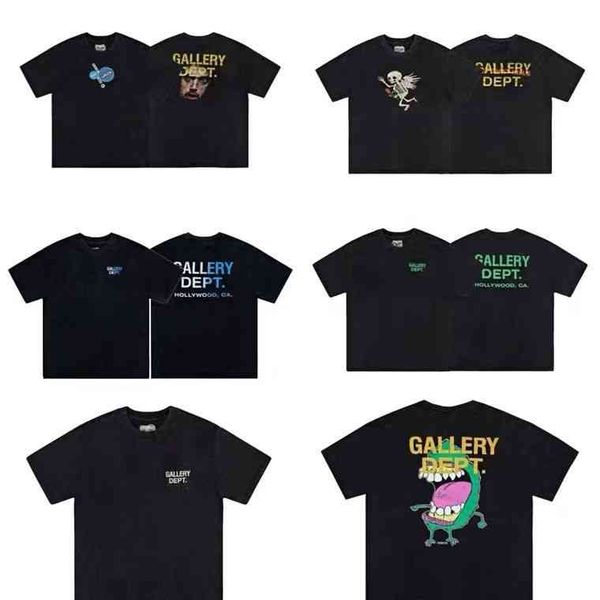 fashion mens gallerydept t shirt vintage wash trend loose street print men's and women's short sleeve shirts, White;black
fashion mens gallerydept t shirt vintage wash trend loose street print men's and women's short sleeve shirts, White;black