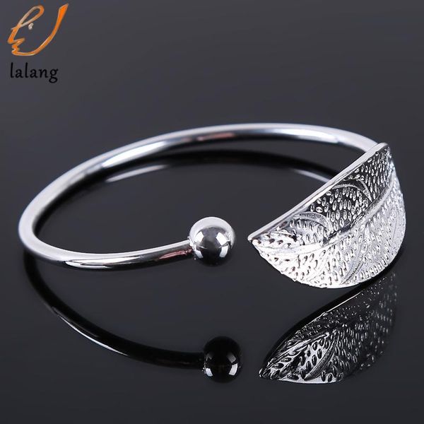 charm bracelets fashion trendy open leaf bangles for women simple small fresh plant femme jewelry birthday gift, Golden;silver
charm bracelets fashion trendy open leaf bangles for women simple small fresh plant femme jewelry birthday gift, Golden;silver