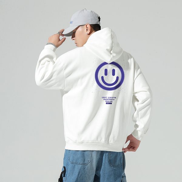 men's hoodies & sweatshirts autumn hoodies man's classic smiley face printed casual sweater hip hop big size bboo, Black
men's hoodies & sweatshirts autumn hoodies man's classic smiley face printed casual sweater hip hop big size bboo, Black