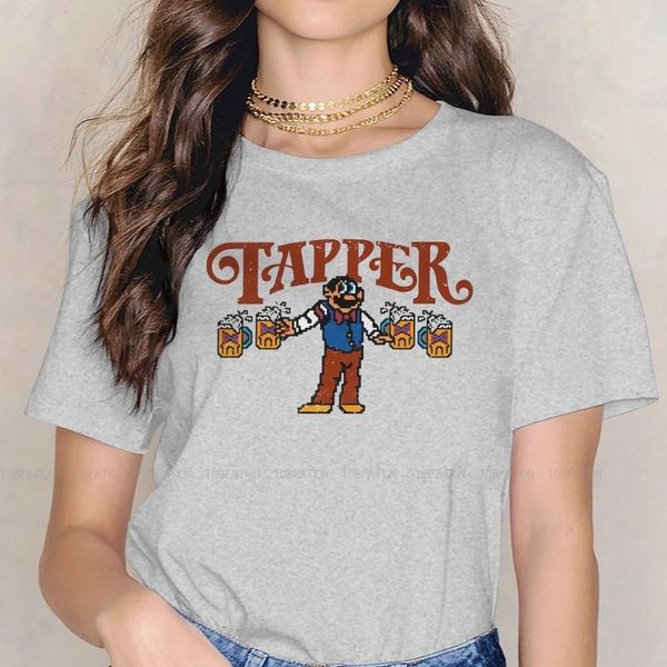 women's t-shirt tapper hipster tshirts arcade game girl style t shirt round neck oversized, White
women's t-shirt tapper hipster tshirts arcade game girl style t shirt round neck oversized, White