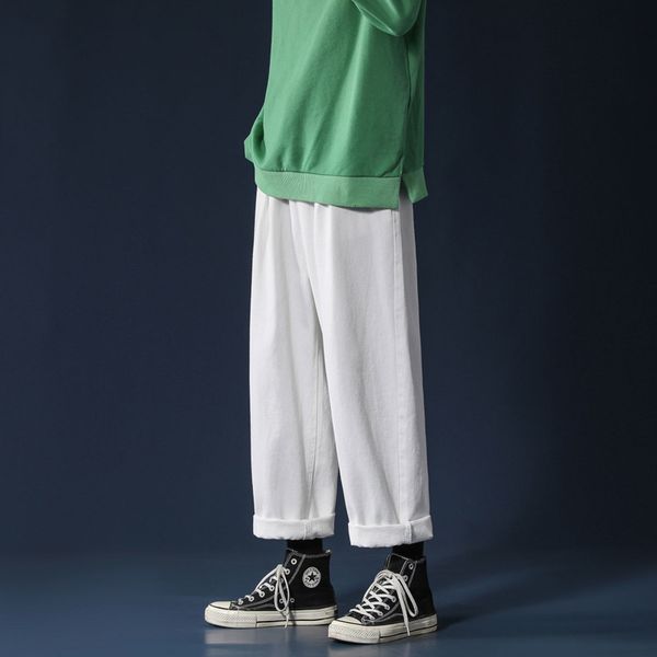 2021 new korean wide-leg men's fashion casual retro jeans men streetwear wild loose hip-hop straight denim pants mens -2xl p2fj, Blue
2021 new korean wide-leg men's fashion casual retro jeans men streetwear wild loose hip-hop straight denim pants mens -2xl p2fj, Blue