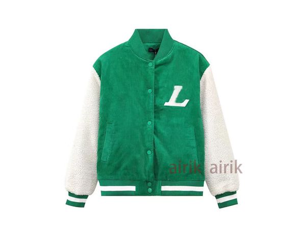 designer's new winter jacket embroidered stitched cashmere sleeves motorcycle style baseball suit couple 2 colors, Black;brown
designer's new winter jacket embroidered stitched cashmere sleeves motorcycle style baseball suit couple 2 colors, Black;brown