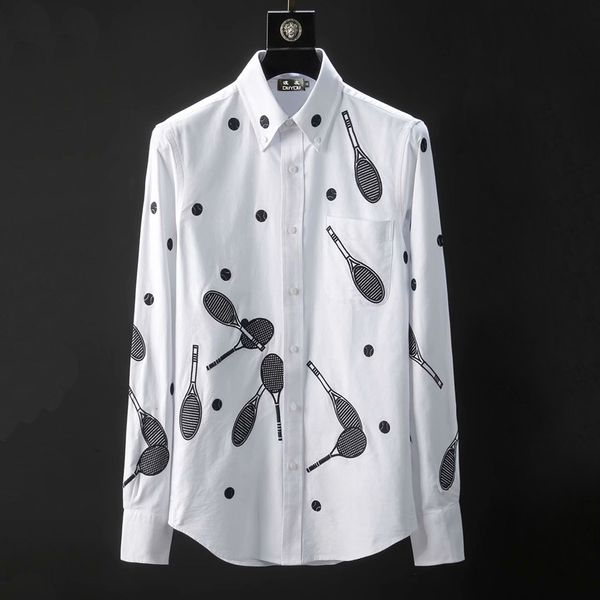 2021 new novo 100% algodo bordado camisas casuais dos homens vestido moda de alta qualidade manga longa camisa masculina o0ps, White;black
2021 new novo 100% algodo bordado camisas casuais dos homens vestido moda de alta qualidade manga longa camisa masculina o0ps, White;black