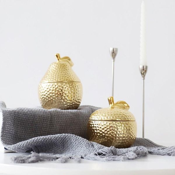 storage bottles & jars ceramic gold apple pear jar jewelry box candle container kitchen spice food tank decoration crafts
storage bottles & jars ceramic gold apple pear jar jewelry box candle container kitchen spice food tank decoration crafts