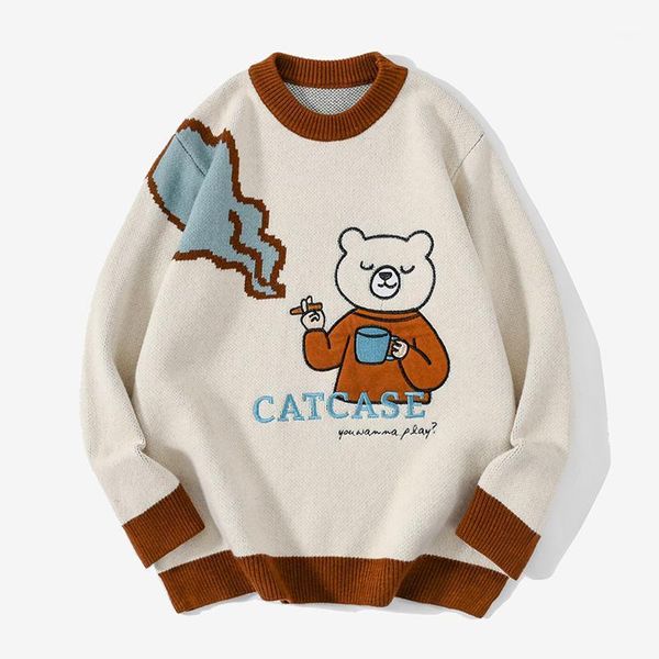 women's sweaters japanese korean style cartoon pattern print acrylic oversize hip hop streetwear harajuku autumn winter pullover sweate, White;black
women's sweaters japanese korean style cartoon pattern print acrylic oversize hip hop streetwear harajuku autumn winter pullover sweate, White;black