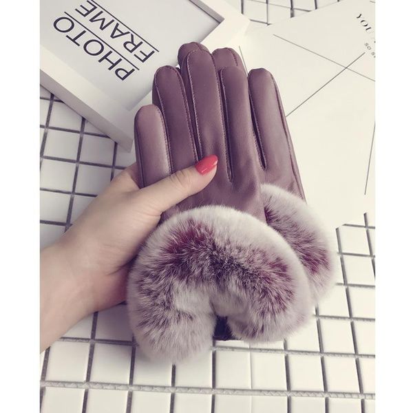 five fingers gloves real rex hair leather sheepskin korean version cute touch screen women winter warm and plush, Blue;gray
five fingers gloves real rex hair leather sheepskin korean version cute touch screen women winter warm and plush, Blue;gray