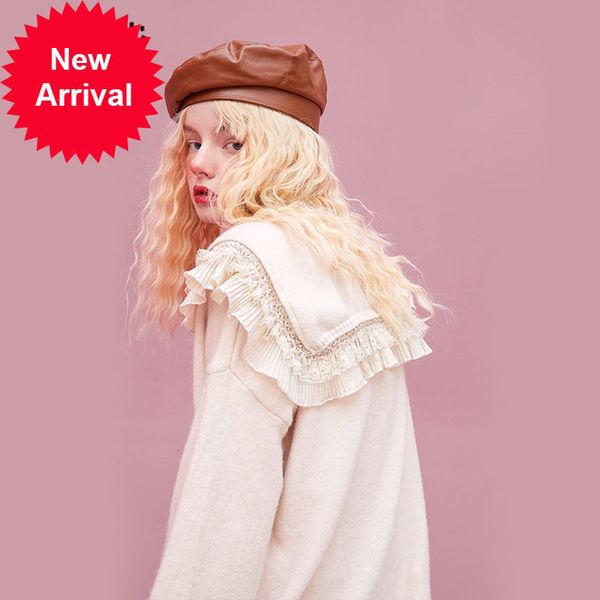 elfsack solid pure contrast lace casual knit pullover women sweaters,2021 autumn vintage full sleeve,korean female daily top, White;black
elfsack solid pure contrast lace casual knit pullover women sweaters,2021 autumn vintage full sleeve,korean female daily top, White;black