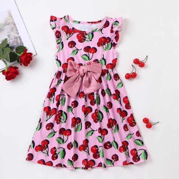 girl's dresses toddler infant girls dress kids summer 2021 sleeve bow fruit cherrys princess girl casual sundress, Red;yellow
girl's dresses toddler infant girls dress kids summer 2021 sleeve bow fruit cherrys princess girl casual sundress, Red;yellow