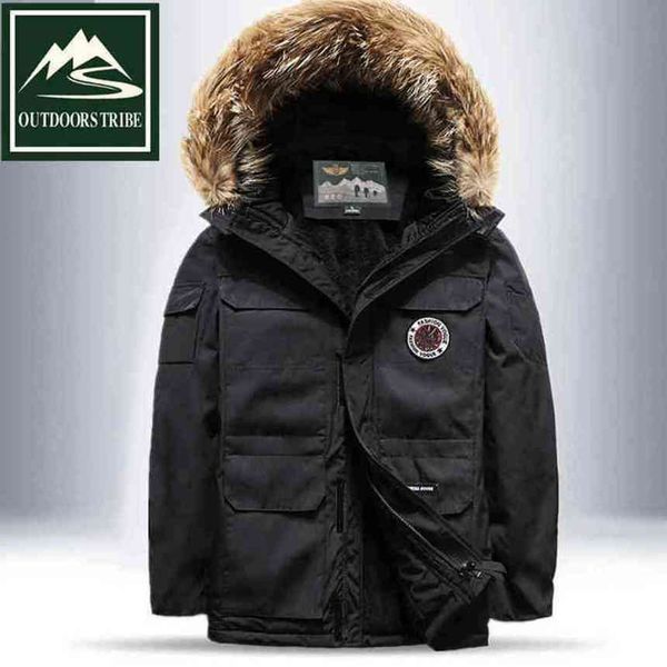 cotton padded canadian goode jacket parkas men's wear long thickened large wool collar multi pocket hooded gooses map table parker coat, Black
cotton padded canadian goode jacket parkas men's wear long thickened large wool collar multi pocket hooded gooses map table parker coat, Black