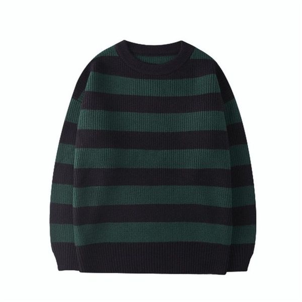 men's sweaters harajuku streetwear striped sweater knitted jumpers men women vintage pullovers tate langdon same style, White;black
men's sweaters harajuku streetwear striped sweater knitted jumpers men women vintage pullovers tate langdon same style, White;black