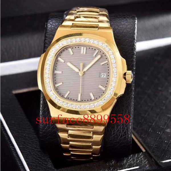 diamond 2813 watch automatic mechanical stainless steel strap nautilus mens wristwatches, Slivery;brown
diamond 2813 watch automatic mechanical stainless steel strap nautilus mens wristwatches, Slivery;brown
