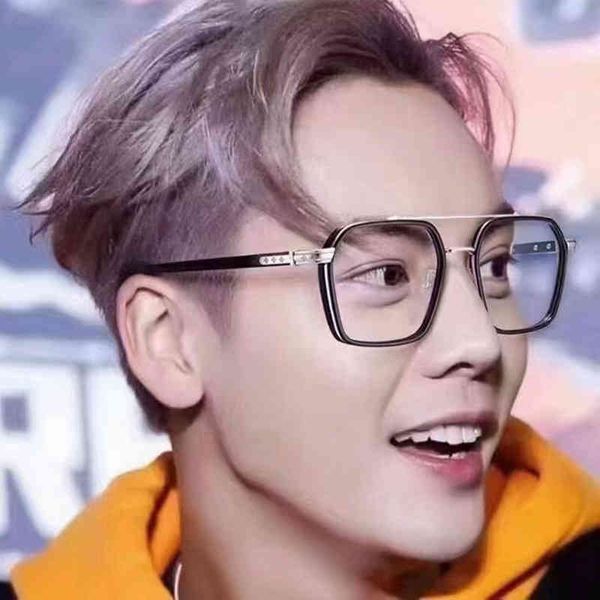 2021 wanghong weiting same sunglass men's fashion big box sunglass men's wind proof blue light glass, White;black
2021 wanghong weiting same sunglass men's fashion big box sunglass men's wind proof blue light glass, White;black