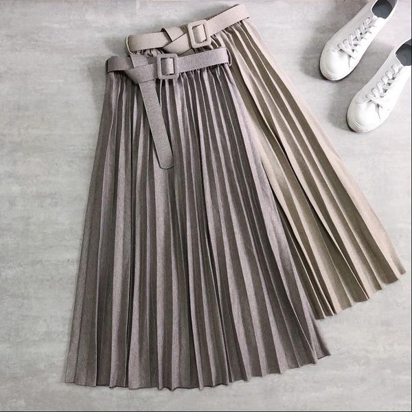 2021 new autumn winter korean high waist skirt woolen with pleated skirt thickened woolen herringbone a line skirt women, Black
2021 new autumn winter korean high waist skirt woolen with pleated skirt thickened woolen herringbone a line skirt women, Black
