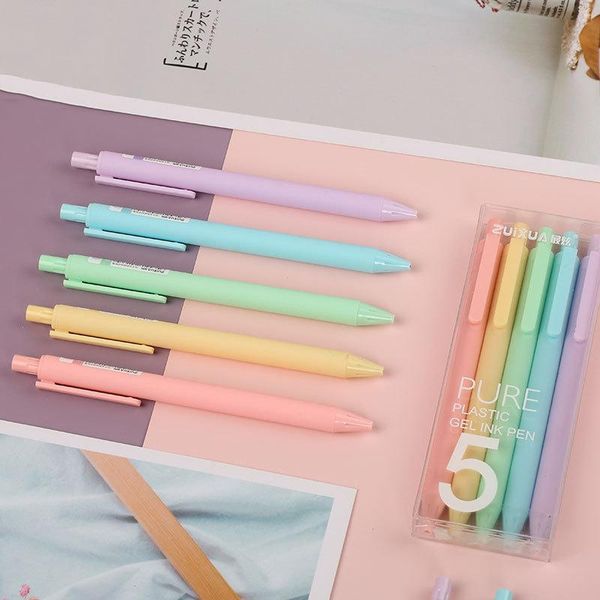 gel pens kawaii 5pcs/set canetas stationery boligrafo 0.5mm school supplies coloridas for cute pen
gel pens kawaii 5pcs/set canetas stationery boligrafo 0.5mm school supplies coloridas for cute pen