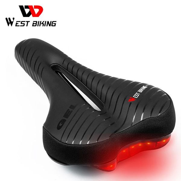 bike saddles west biking bicycle saddle taillight mtb mountain road waterproof pu leather high-elastic gel cushion soft cycling
bike saddles west biking bicycle saddle taillight mtb mountain road waterproof pu leather high-elastic gel cushion soft cycling