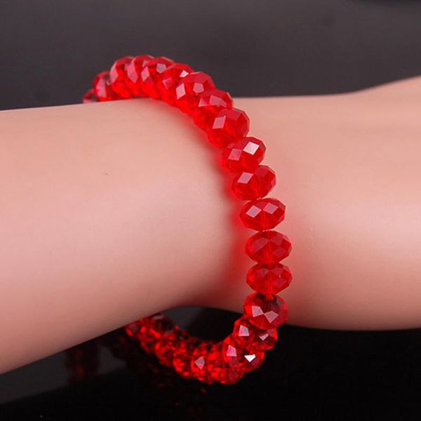 beaded, strands redcrystal bracelet women's crystal beaded diy handmade jewelry chain, Black
beaded, strands redcrystal bracelet women's crystal beaded diy handmade jewelry chain, Black