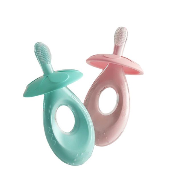 teethers baby silicone toothbrush soft hair training tooth guard glue children's teeth brush to wash the coating
teethers baby silicone toothbrush soft hair training tooth guard glue children's teeth brush to wash the coating