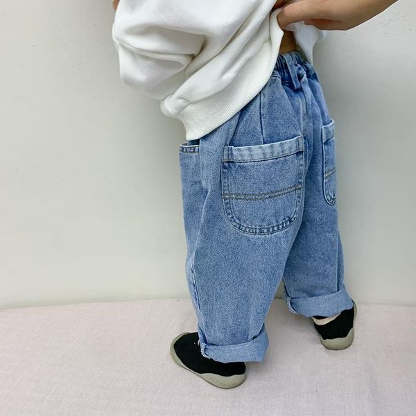 2021 spring kids loose base jeans 1-6 years boys and girls fashion casual denim pants, Blue
2021 spring kids loose base jeans 1-6 years boys and girls fashion casual denim pants, Blue