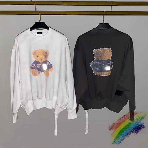 2021 new heavy fabric reflective bear printing we11done sweatshirts men women washing distressing process crewneck welldone hoodie fywr, Black
2021 new heavy fabric reflective bear printing we11done sweatshirts men women washing distressing process crewneck welldone hoodie fywr, Black