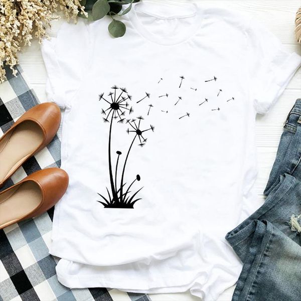 and women lady dandelion plant men t shirt printing 90s cartoon animal print clothes graphic female tee womens, White;black
and women lady dandelion plant men t shirt printing 90s cartoon animal print clothes graphic female tee womens, White;black
