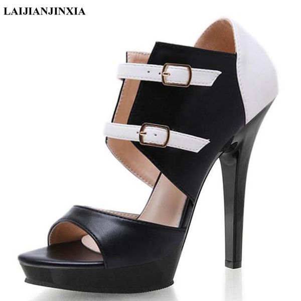 sandals mix color women show 13cm high heels platform girls shoe for party club drop sale lfd, Black
sandals mix color women show 13cm high heels platform girls shoe for party club drop sale lfd, Black