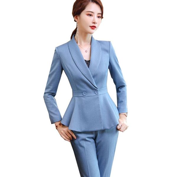 women's two piece pants elegant pink blue black striped ladies pant suit women slim blazer and trouser pieces set for business work wea, White
women's two piece pants elegant pink blue black striped ladies pant suit women slim blazer and trouser pieces set for business work wea, White