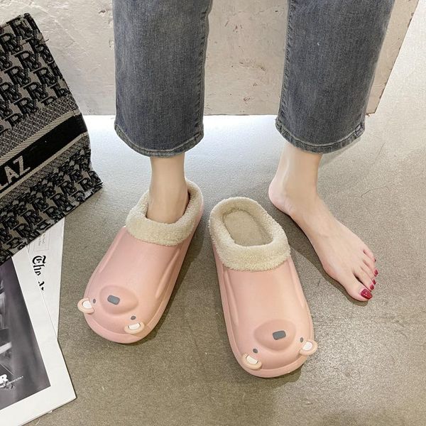 slippers 2021 winter cute women bear fur house eva waterproof couples platform shoes bedroom cartoon home plus size35-45 est, Black
slippers 2021 winter cute women bear fur house eva waterproof couples platform shoes bedroom cartoon home plus size35-45 est, Black