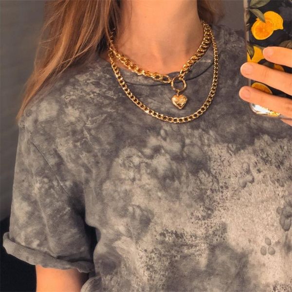 pendant necklaces vintage multilayer heart pendants for women geometric punk necklace design wedding jewelry girlfriend gifts, Silver
pendant necklaces vintage multilayer heart pendants for women geometric punk necklace design wedding jewelry girlfriend gifts, Silver