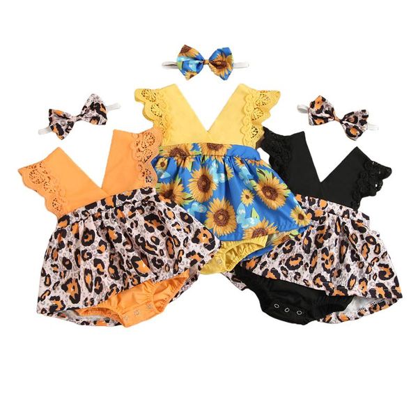 jumpsuits citgeesummer 0-24m born baby girls rompers headband leopard/sunflowers printed v neck lace sleeve clothes, Blue
jumpsuits citgeesummer 0-24m born baby girls rompers headband leopard/sunflowers printed v neck lace sleeve clothes, Blue