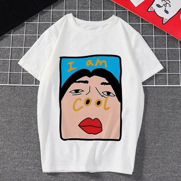 women's t-shirt ladies i' cool font print harajuku funny casual streetwear tracksuit personality i am a female, White
women's t-shirt ladies i' cool font print harajuku funny casual streetwear tracksuit personality i am a female, White