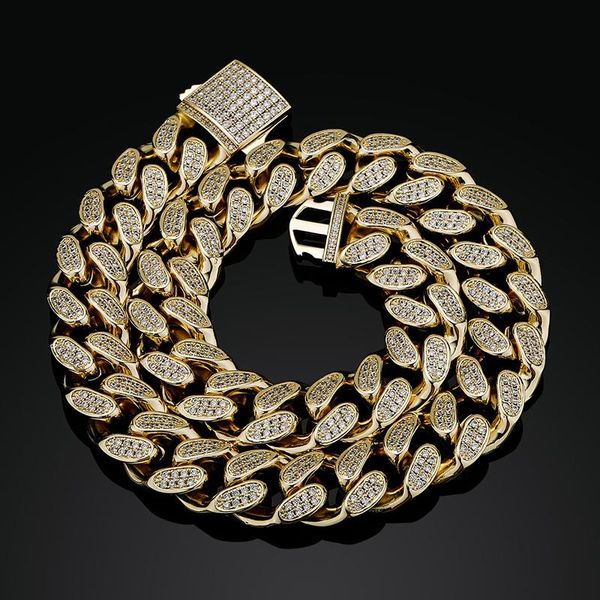 chains hip hop 3a+ cz stone paved bling out 18mm big heavy solid cuban miami link chain necklace for men rapper jewelry gift, Silver
chains hip hop 3a+ cz stone paved bling out 18mm big heavy solid cuban miami link chain necklace for men rapper jewelry gift, Silver