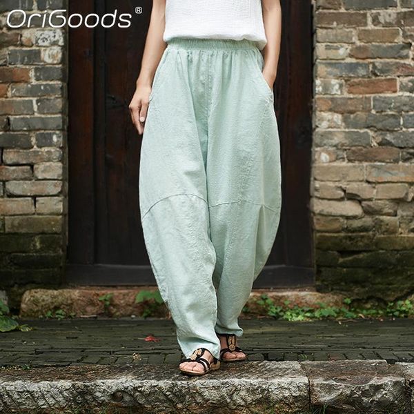 women's pants & capris origoods spring autumn plus size women ramie vintage large trousers solid pink brown black white loose b170
women's pants & capris origoods spring autumn plus size women ramie vintage large trousers solid pink brown black white loose b170
