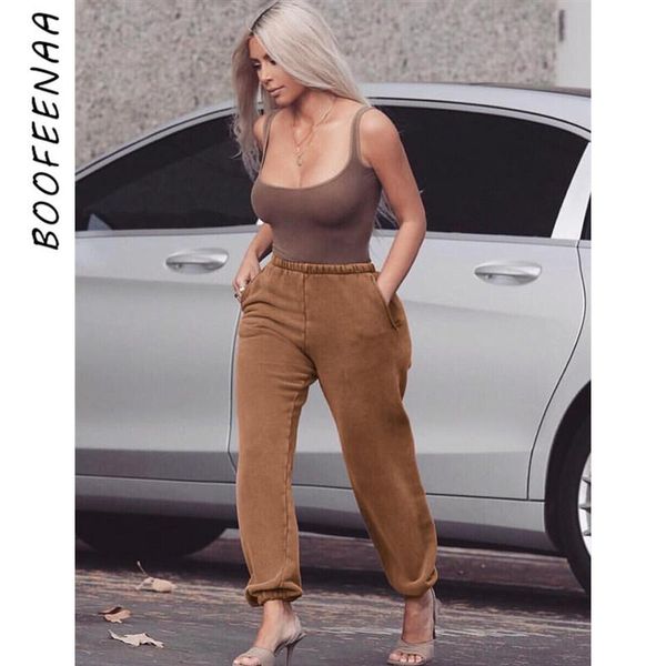 women's pants & capris boofeenaa elastic waist thick fleece sweatpants autumn winter baggy joggers mujer hip hop track women streetwear, Black;white
women's pants & capris boofeenaa elastic waist thick fleece sweatpants autumn winter baggy joggers mujer hip hop track women streetwear, Black;white