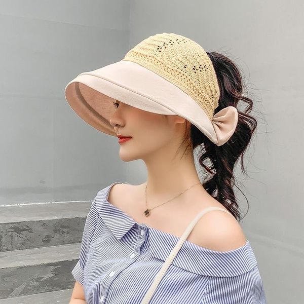 wide brim hats 2021 korean knitted open sunshade hat women's summer sun protection travel beach fashion seaside big edge, Blue;gray
wide brim hats 2021 korean knitted open sunshade hat women's summer sun protection travel beach fashion seaside big edge, Blue;gray