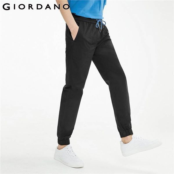 men's pants giordano men cotton cargo ankle banded waist pockets thin summer pantalones hombre 01111084, Black
men's pants giordano men cotton cargo ankle banded waist pockets thin summer pantalones hombre 01111084, Black
