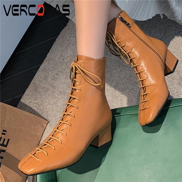 boots verconas retro fashion cross-tied square toe ankle autumn winter thick heels shoes woman side zipper office basic, Black
boots verconas retro fashion cross-tied square toe ankle autumn winter thick heels shoes woman side zipper office basic, Black
