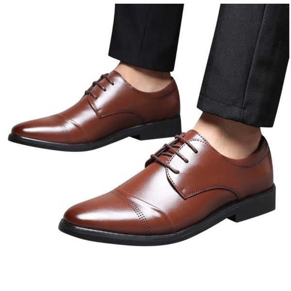 dress shoes men casual fashion business leather men's hollow classic strap, Black
dress shoes men casual fashion business leather men's hollow classic strap, Black
