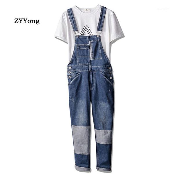 fahsion man jeans bib overalls multi-pocket splice style streetwear hip hop denim jumpsuits trousers blue leisure freight pants men's
fahsion man jeans bib overalls multi-pocket splice style streetwear hip hop denim jumpsuits trousers blue leisure freight pants men's