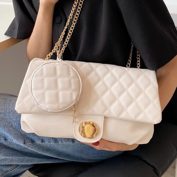 evening bags quilted crossbody female luxury soft pu leather shoulder bag rhombus lattice handbags women's chain plaid messenger sac
evening bags quilted crossbody female luxury soft pu leather shoulder bag rhombus lattice handbags women's chain plaid messenger sac