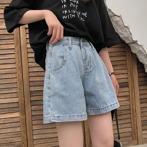 summer fashion brand korea women short style vintage high waist denim female casual cool wide leg shorts jeans, White;black
summer fashion brand korea women short style vintage high waist denim female casual cool wide leg shorts jeans, White;black