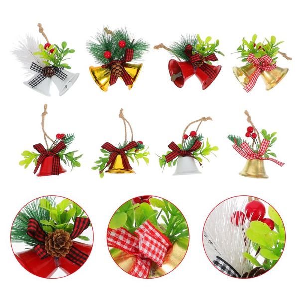 wall clocks 8pcs christmas bell pendant xmas tree decoration for decor (assorted color)
wall clocks 8pcs christmas bell pendant xmas tree decoration for decor (assorted color)