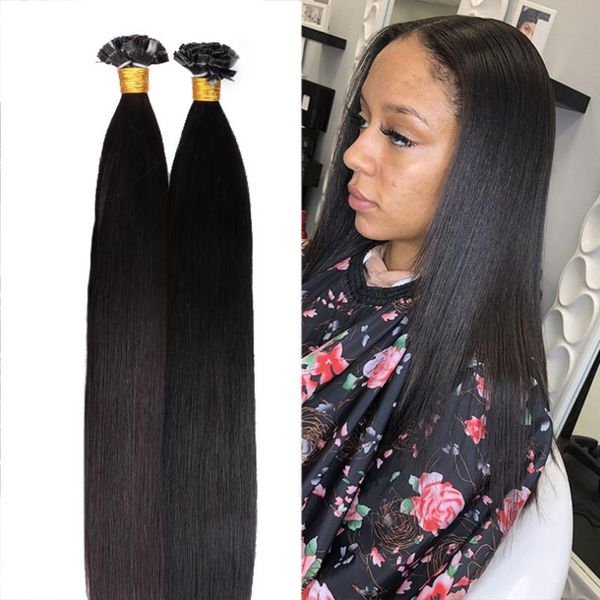 human hair bulks silky straight flat tip in extensions brazilian remy 1g/strand 100 strands/lot machine made for women, Black
human hair bulks silky straight flat tip in extensions brazilian remy 1g/strand 100 strands/lot machine made for women, Black