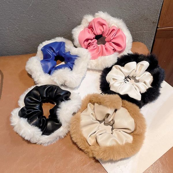 hair accessories pu leather ring imitation stitching rope elastic band rubber ladies, Slivery;white
hair accessories pu leather ring imitation stitching rope elastic band rubber ladies, Slivery;white